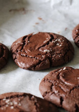 Load image into Gallery viewer, Sea Salt Chocolate Cookies