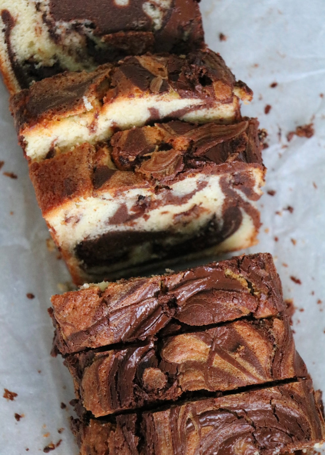 Nutella Marble Loaf Cake