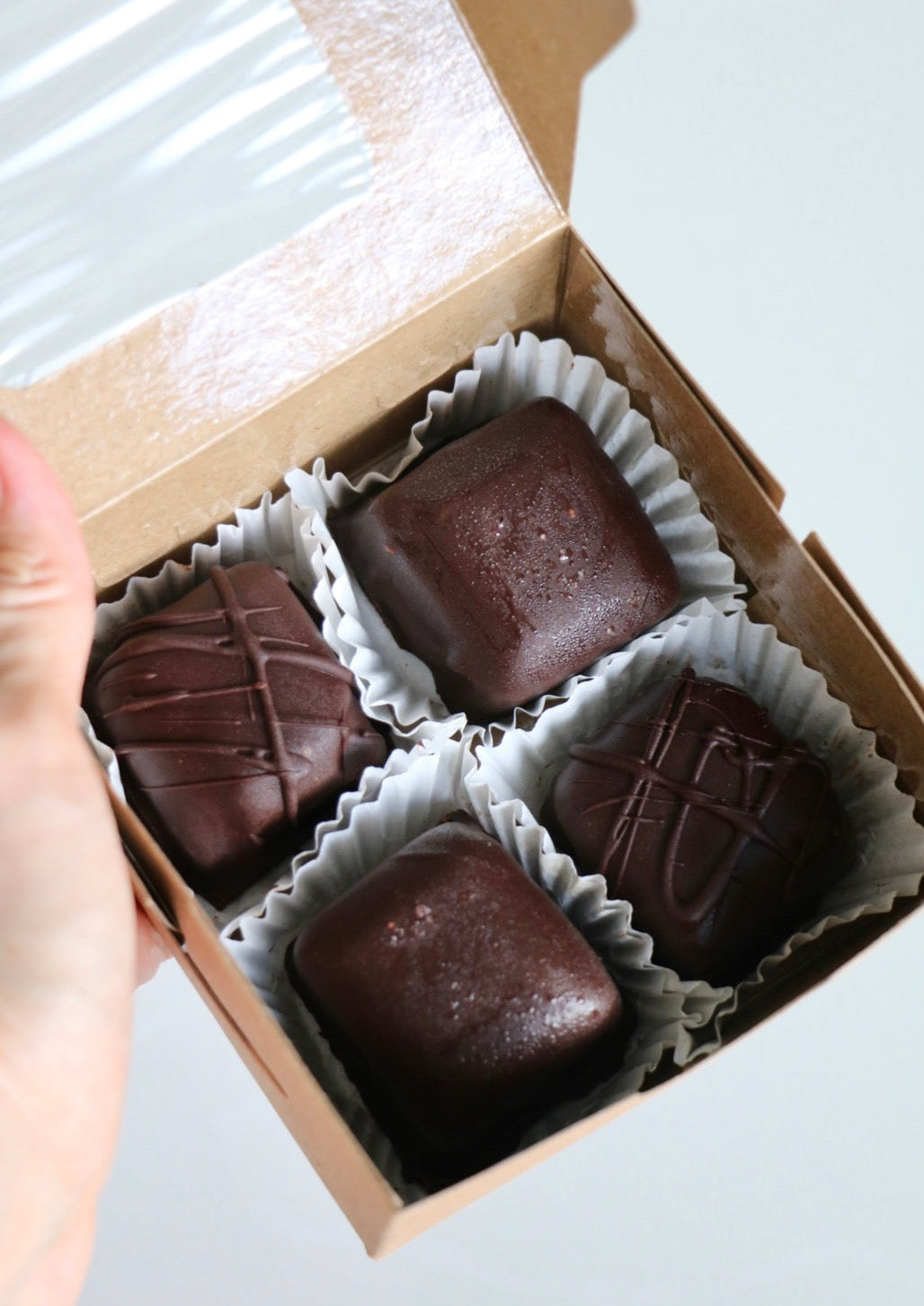 Customisable 4pc Healthy Truffles Gift Box